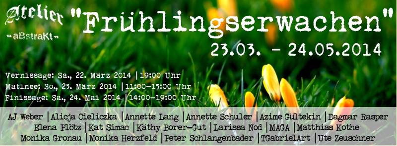 "Frühlingserwachen" im Atelier Abstrakt