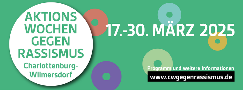 Aktionswochen gegen Rassismus – Veranstaltungen bei uns vom 17.-30.3.