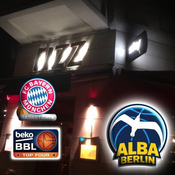 FC Bayern - Alba Berlin Basketball playoff in Berlin Kreuzberg 