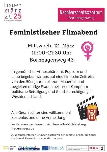 Feministischer Filmabend in Lichtenrade