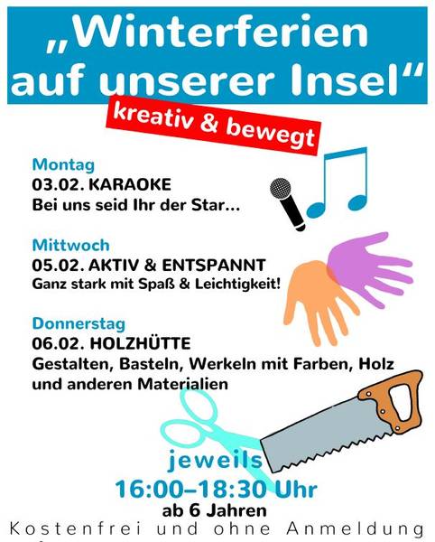 Winterferienangebote im KREATIVHAUS 