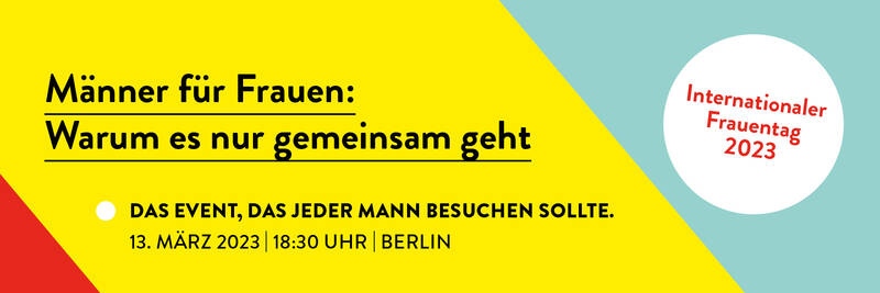 Männer für Frauen: Warum es nur gemeinsam geht