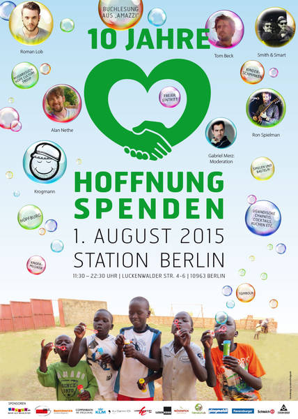 Hoffnung Spenden Festival mit Tom Beck und vielen mehr