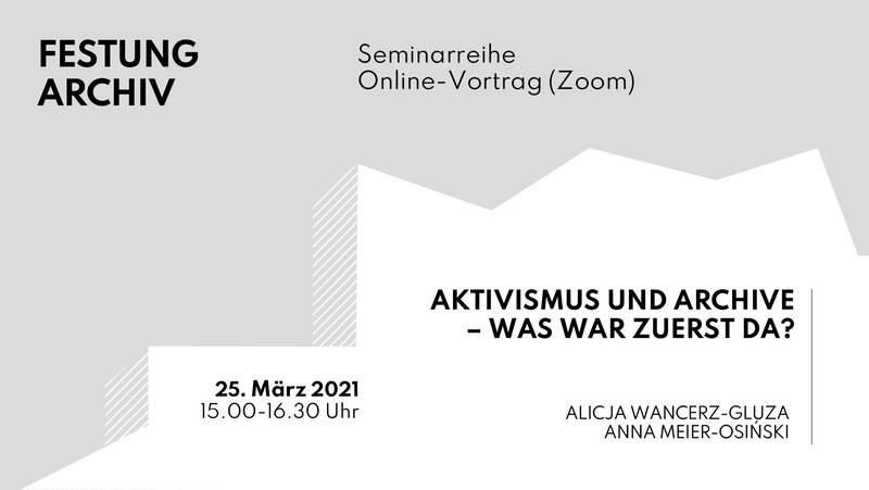 Aktivismus und Archive - was war zuerst da? 
