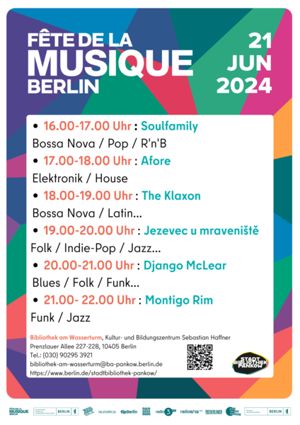 Fete de la Musique in der Bibliothek am Wasserturm