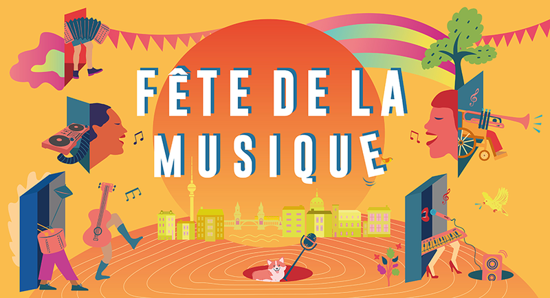 Fête de la musique in Berlin Charlottenburg