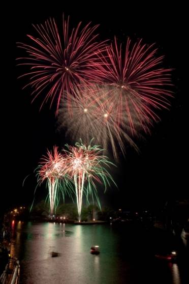  Feuerwerk auf Spandauer Havelfest 