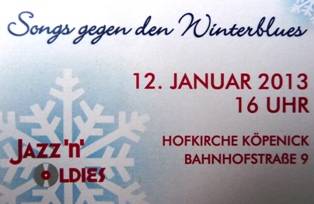 Jazzn Oldies swingen gegen den Winterblues