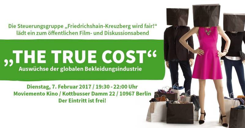 Filmvorführung 'The True Cost' - Zustände in der Modeindustrie