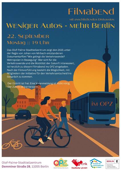 Filmabend: Weniger Autos – mehr Berlin