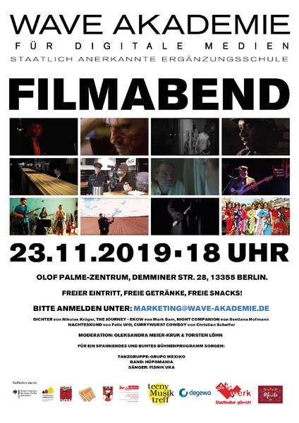 Interkultureller Kurzfilmabend. Premiere
