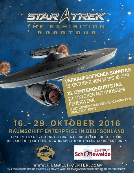 50 Jahre Star Trek Ausstellung Originalrequisiten und Sammlerstücken