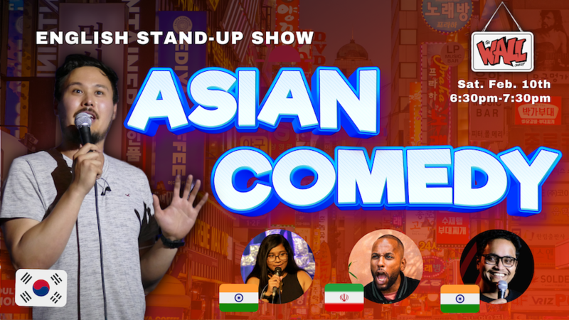 English Stand-Up Comedy Show - Asian Comedy