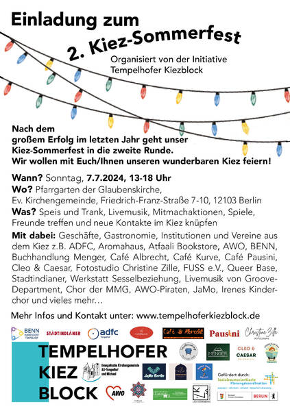 Kiez-Sommerfest in Tempelhof