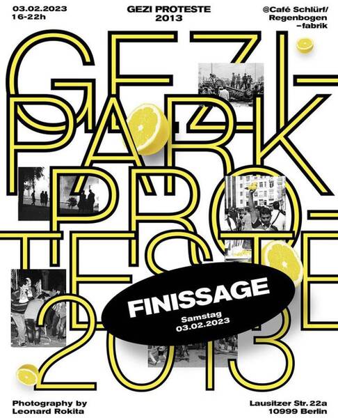 "Finissage zur Fotoausstellung - Gezi Park Proteste 2013" - Im RegenbogenCafé