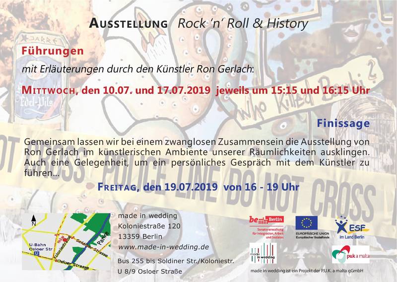 Führungen und Finissage "Rock n Roll & History"