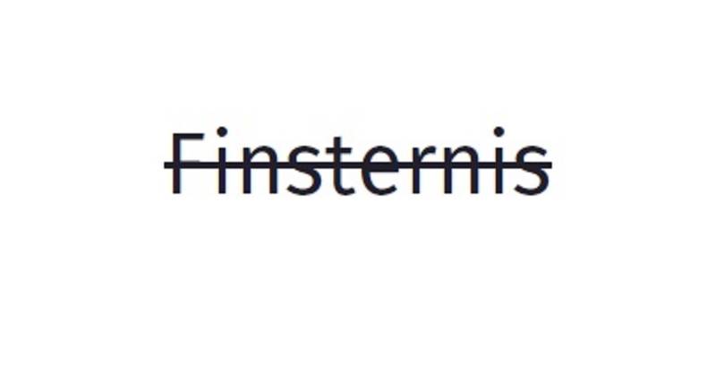 Ausstellung: Finsternis