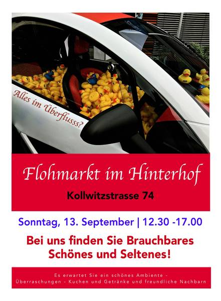 Flohmarkt in Berliner Hinterhöfen