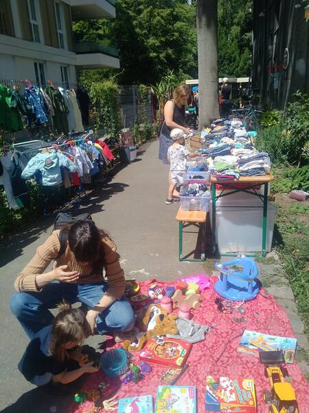 Flohmarkt in Inspectorvilla