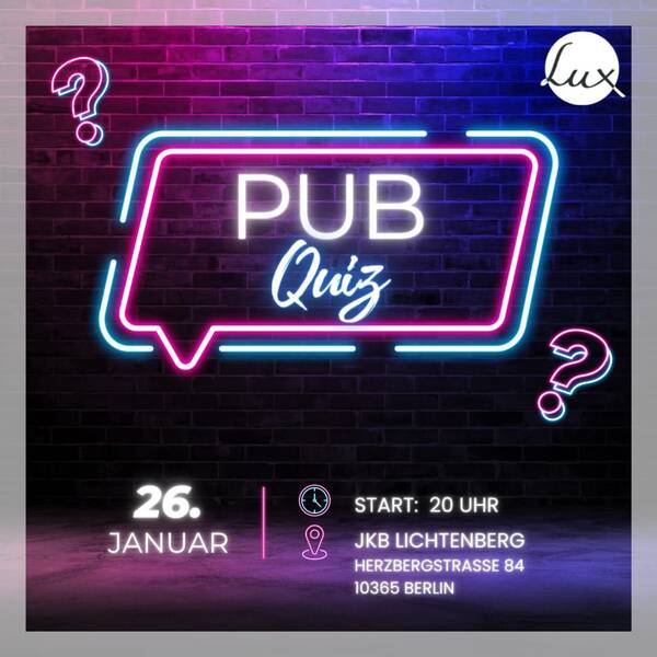Pubquiz #4 in Lichtenberg