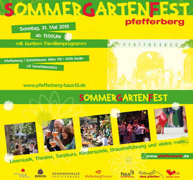 Sommergartenfest auf dem Pfefferberg