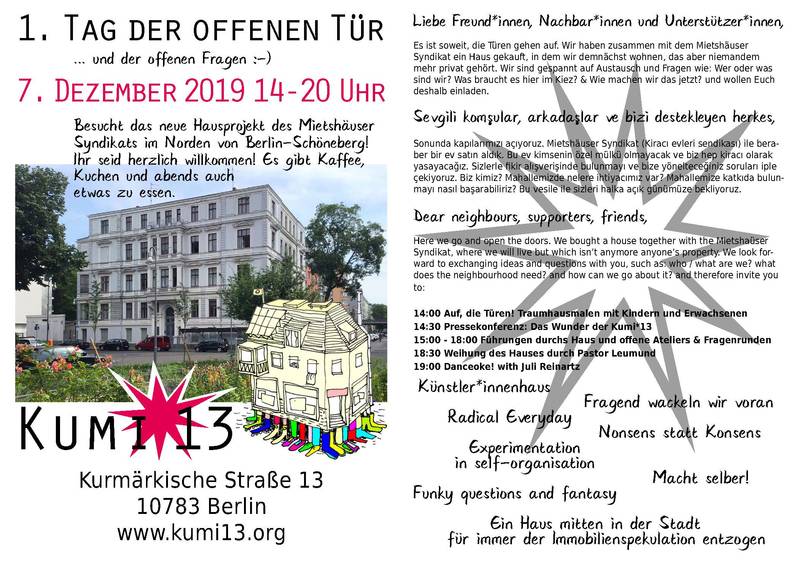 Tag der offenen Tür bei Hausprojekt Kumi*13