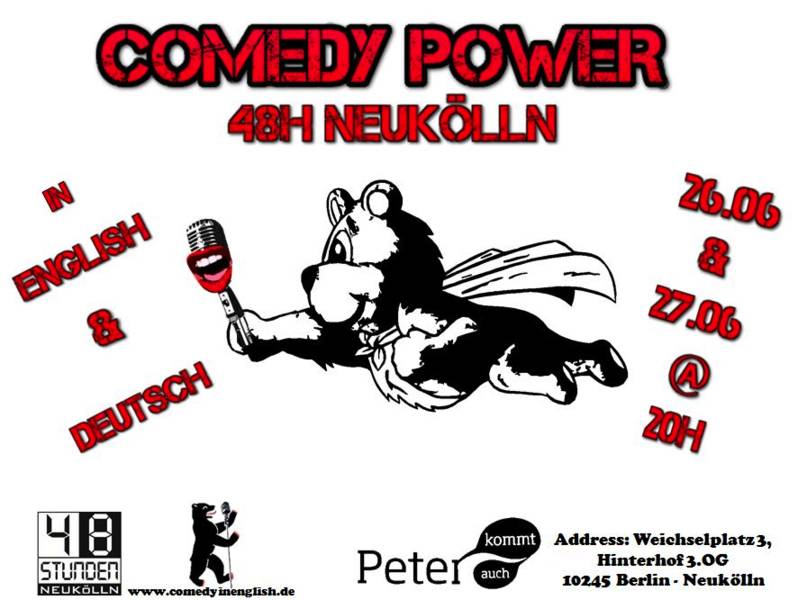Comedy Power _ 48Stunden Neukölln Festival _ Kunst rettet die Welt