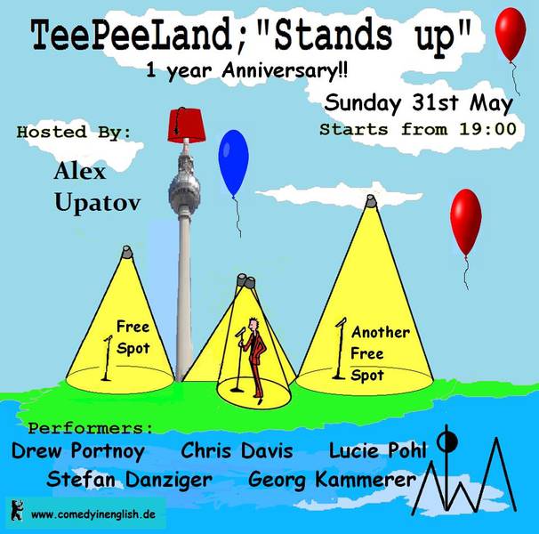 Teepeeland ‘Stands Up’ _ Comedy Show _ 1 year Anniversary   #alternative #open air            