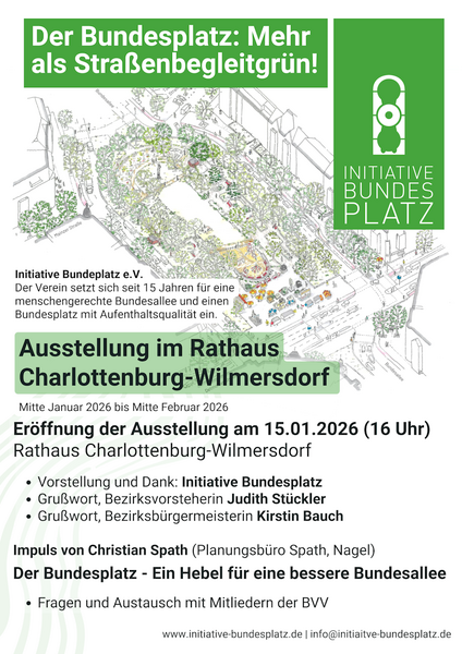 Der Bundesplatz: Mehr als Straßenbegleitgrün! (Ausstellung)