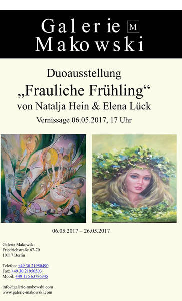 Kunstausstellung "Frauliche Frühling", Galerie Makowski