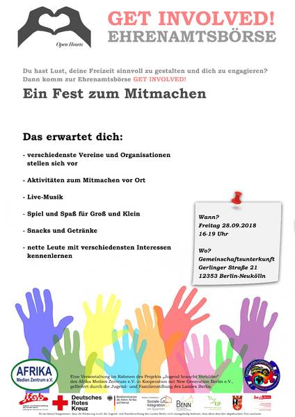 Get involved! Ein Fest zum Mitmachen