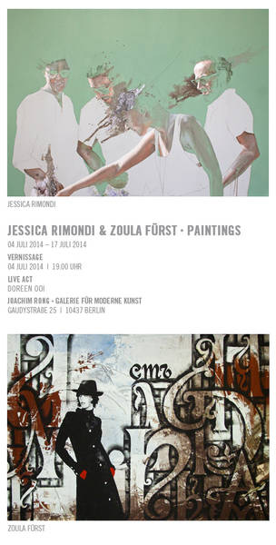 Vernissage der Ausstellung Jessica Rimondi und Zoula Fürst "Paintings"
