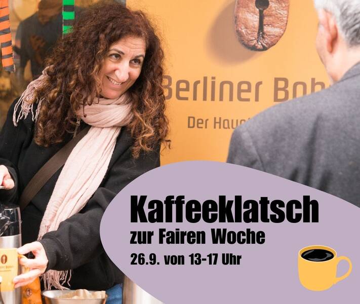 Fairer Kaffeeklatsch mit Schokoverkostung