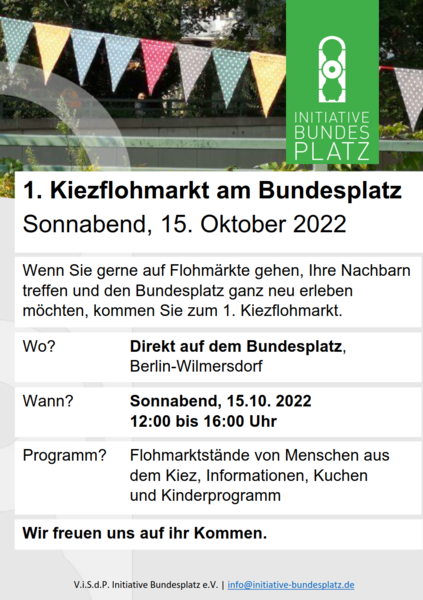 Kiezflohmarkt am Bundesplatz