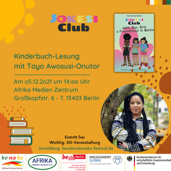 Kinderbuch-Lesung mit Mayo Awosusi-Onutor