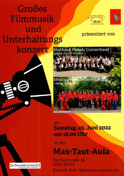 Grosses Filmmusik- und Unterhaltungskonzert