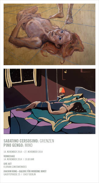 Ausstellung von Pino Gengo "Mind" & Sabatino Cersosimo "Grenzen"