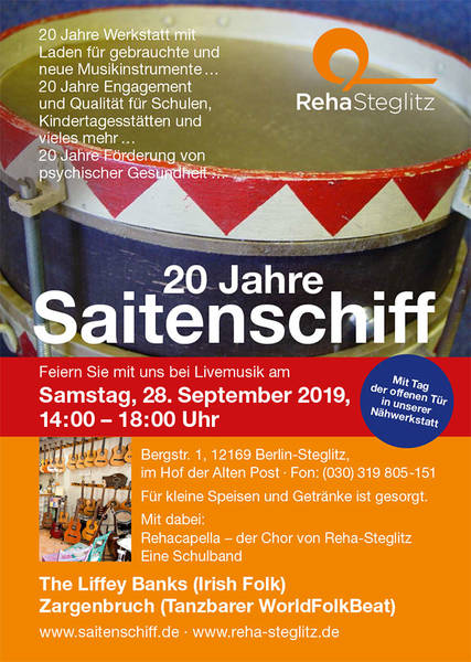 Jubiläumsfeier: 20 Jahre Saitenschiff