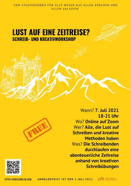 Lust auf eine Zeitreise? Schreib- und Kreativworkshop (digital)