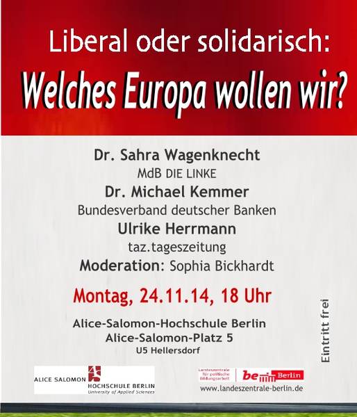 Streitgespräch m. Sahra Wagenknecht u.a.