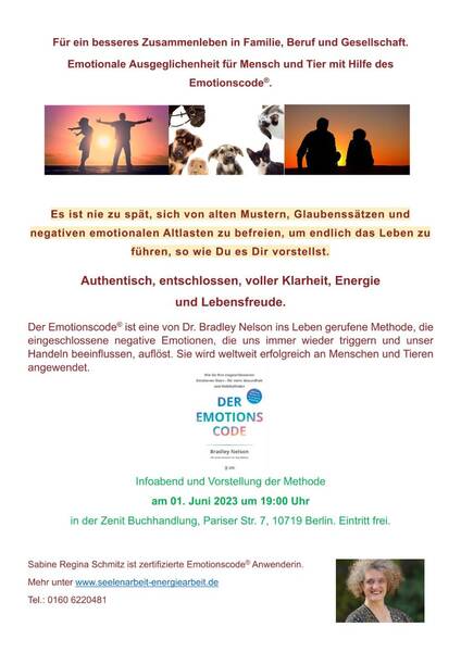 Der Emotionscode / Info und Vorstellung der Methode