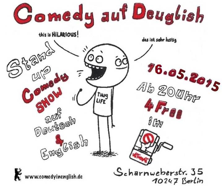 Comedy auf Deuglish _ German/English Comedy Show _ Donations based