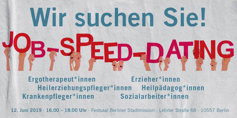 Job-Speed-Dating für Soziale Berufe mit 14 Berliner Sozialunternehmen