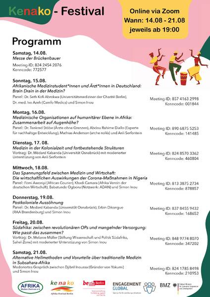 KENAKO Festival 2021 - digitale Vorträge und Diskussionen