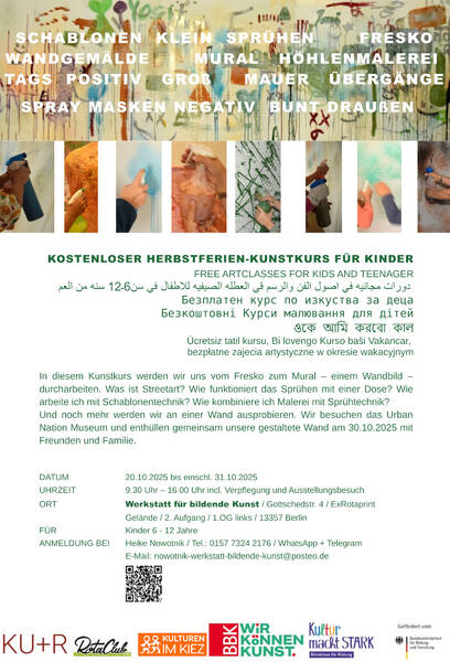Kostenloser Kunstkurs für Kinder