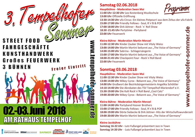 3. Tempelhofer Sommer - das Fest am Rathaus Tempelhof