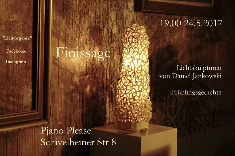 Finissage Organische Lichtskulpturen