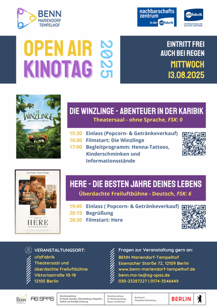 Open Air Kinotag 2025 (2 Filme)