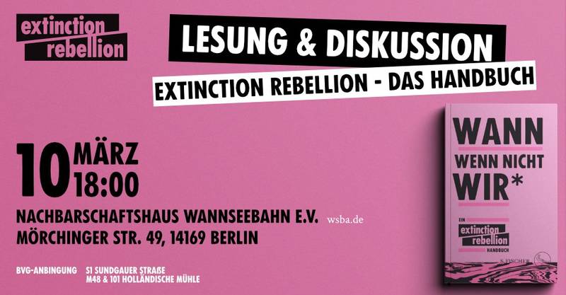 Klimakrise und was wir jetzt tun können - Lesung & Diskussion