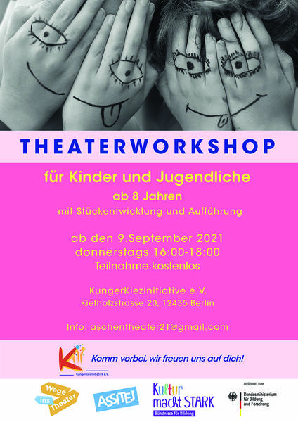 Kostenloser Theaterworkshop für Kinder in Treptow (ab 8)